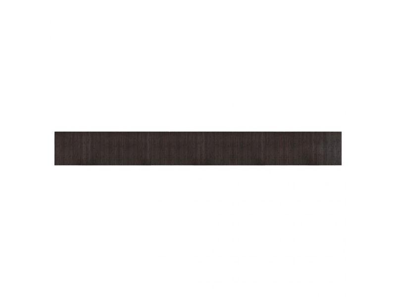  Tapis rectangulaire marron foncé 60x500 cm bambou - comfortxl 376737 - Conforama A