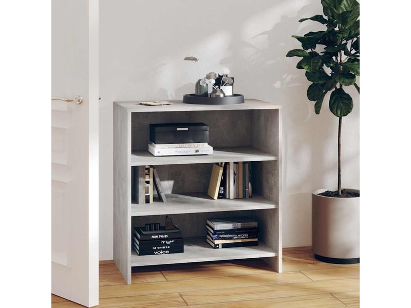  Buffet - bahut - meuble de rangement gris béton 70x40,5x75 cm bois d'ingénierie  - Conforama B
