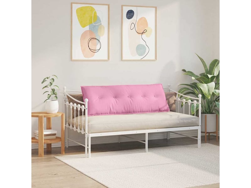  Coussin de dos, coussin de dossier rose 140 x 19 x 50 cm tissu cf54968  - Conforama D