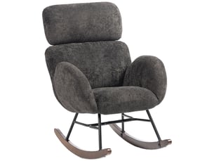 Fauteuil relax manuel   Velours gris