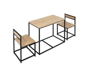Ensemble table rectangulaire 0 banc(s) 2 chaise(s) 0 tabouret(s) inclu(s) MEUBLIV