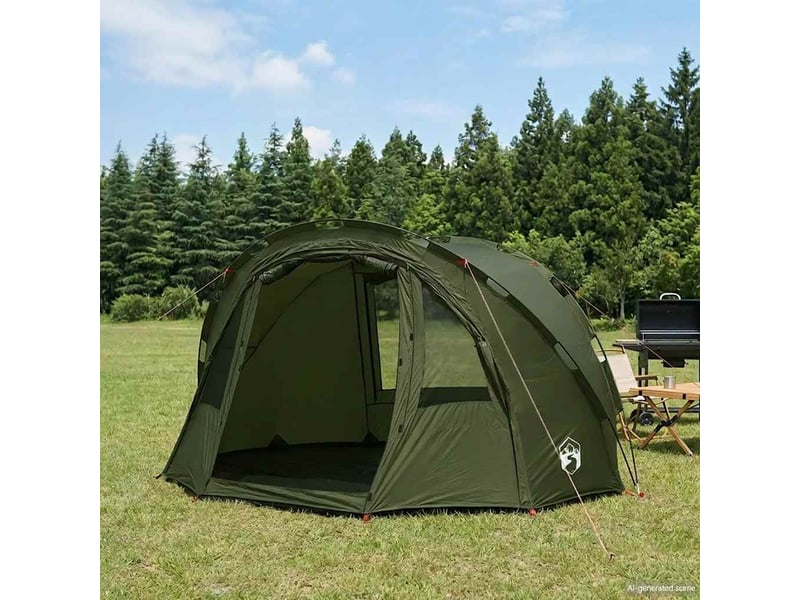  Tente de pêche, tente de camping 2 personnes vert olive imperméable shl21372  - Conforama B