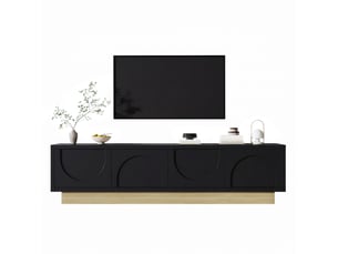 Meuble tv coloris noir  <strong></strong>  <strong></strong>