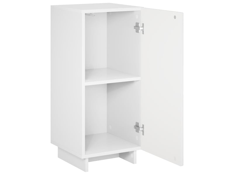  Buffet salon, buffet de rangement blanc 33,5x34,5x75 cm bois d'ingénierie shl81618  - Conforama C