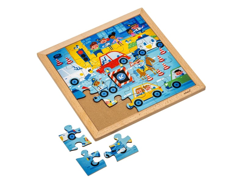  Educo services d'urgence - police  25 pièces de puzzle 8719924067236 - Conforama A