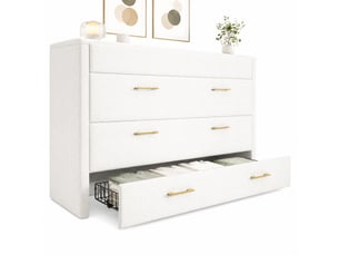 Lit escamotable 140 x 200 cm avec tiroir, ports usb et usb-c, beige en lin et mdf