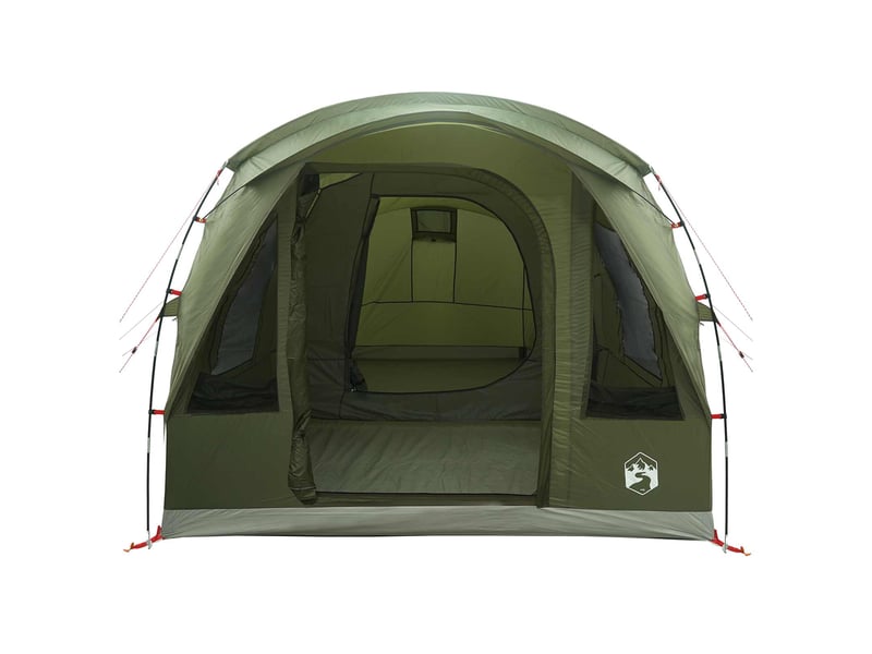  Tente tunnel, tente de camping 3 personne vert olive polyester et acier  - Conforama D