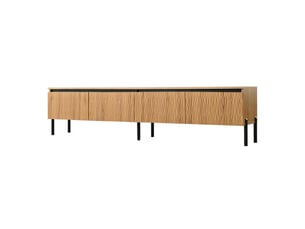 Meuble tv coloris naturel 180 cm <strong>BIQZUYA</strong>  <strong></strong>