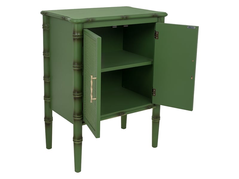  Console en bois vert 60x38x80 cm h  - Conforama E