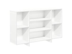 Buffet - bahut - meuble de rangement blanc 120x30x75 cm bois d'ingénierie