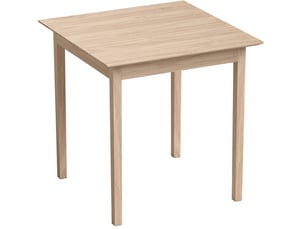 Table de salle à manger carrée 75 x 75 cm en bois de pin, 2 places, style campagne et design moderne pour petits espaces