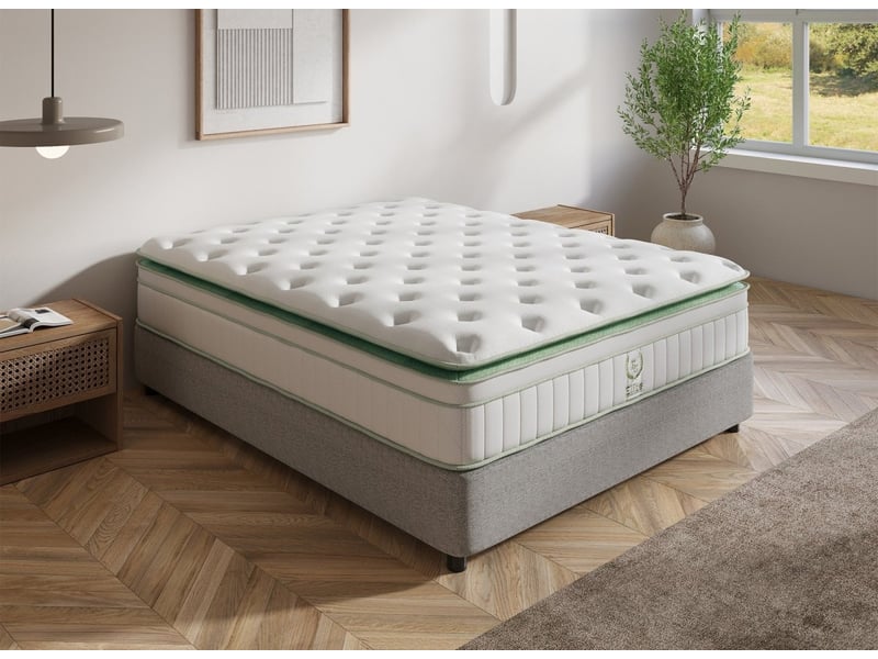 Matelas hybride ressorts ensachés 180 x 200 cm épaisseur 34 cm oscar OSCAR - Conforama B