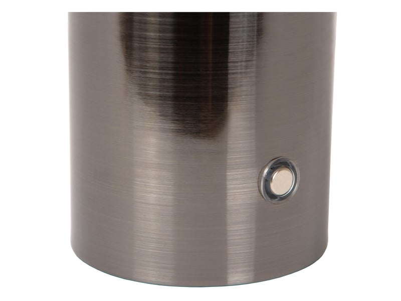 Lampe de table diam. 8 cm led dim. E27 1x1w 2700k canon fusil mat- lucide - vivo  - Conforama C