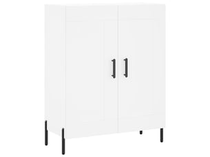 Buffet - bahut - meuble de rangement blanc 69,5x34x90 cm bois d'ingénierie