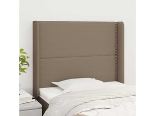 Tete de lit A poser largeur 93 cm   taupe