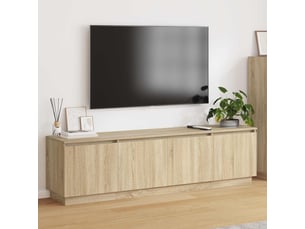 Meuble tv coloris marron 180 cm <strong></strong> <strong></strong>