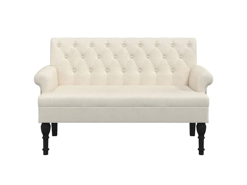  Canapé 2 places avec dossier 120x62x75,5 cm lin  - Conforama C