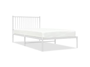 Lit simple 100x200 cm    coloris blanc
