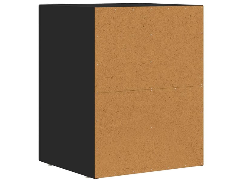  Table de chevet - cabinet de chevet - table de nuit elst noir 40 x 35 x 50 cm bois d'ingénierie  - Conforama E