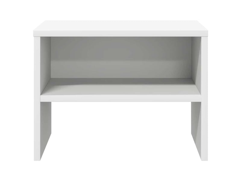  Table de chevet - cabinet de chevet - table de nuit blanc 40x30x30 cm bois d'ingénierie  - Conforama D