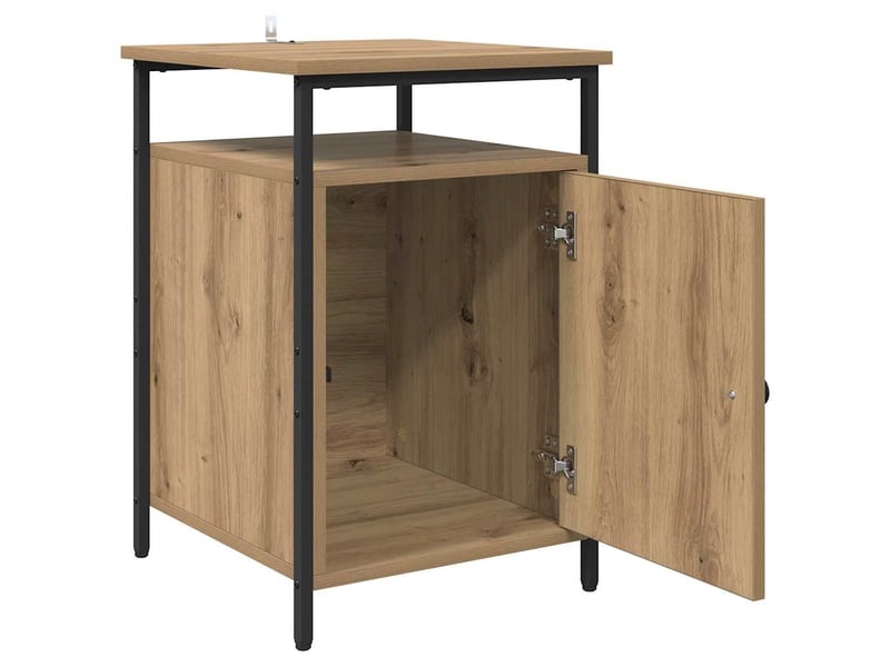 Table de chevet 2 pièces chêne artisanal 40 x 42 x 60cm - Conforama E
