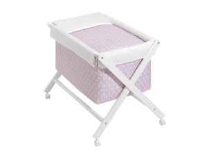 Lit bébé 90x190 cm 90042-02 coloris rose