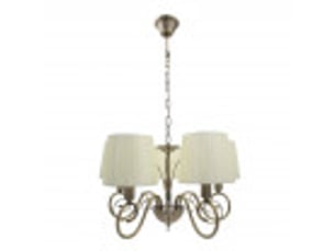 Fabrilamp amsterdam, lampe classique, 5xe14, cuir, 45-89 x 45 x 45 cm