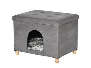 Pouf / repose pied PANGIVO gris