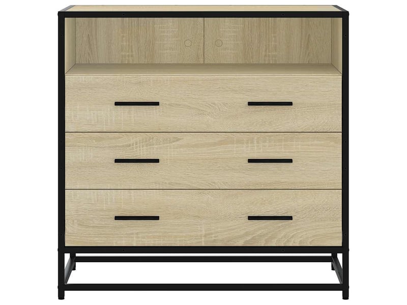  Commode chambre adulte, armoire à tiroirs chêne sonoma 70x41x70cm bois d'ingénierie shl277  - Conforama D