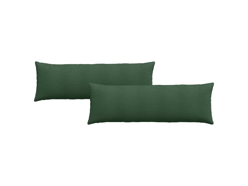  Lot de 2 coussins de canapé, coussins décoratifs vert foncé 120 x 40 cm cf59177  - Conforama A