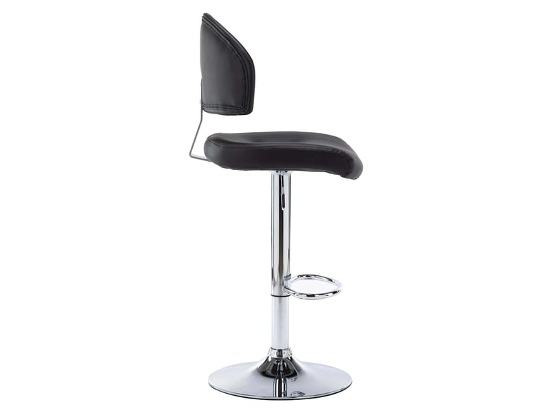  Lot de 2 tabouret de bar, chaise de bar noir similicuir shl32005  - Conforama D