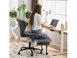Chaise de bureau <strong>WISHDOR</strong> <strong></strong> avec assise réglable en hauteur