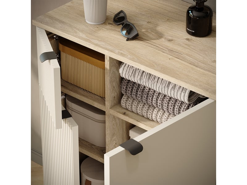  Vicco vestiaire, chênecachemire, ensemble de 2 pièces  - Conforama D