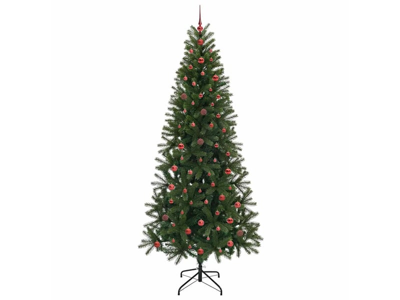 Sapin de noël artificiel, arbre de noël vert 240 cm pe et pvc shl5956 - Conforama D