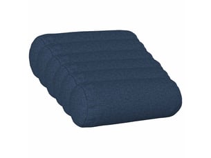 Lot de 6 coussins avec oreiller, coussins décoratifs heerlen bleu tissu cf50674