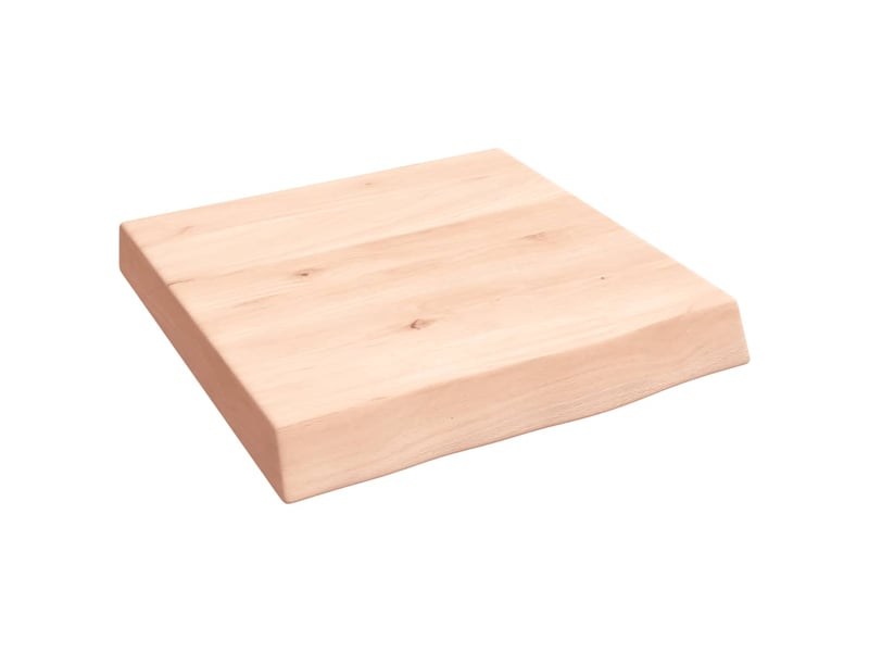  Comptoir de salle de bain, plan de travail 40x40x(2-6) cm bois massif non traité cf65729  - Conforama A