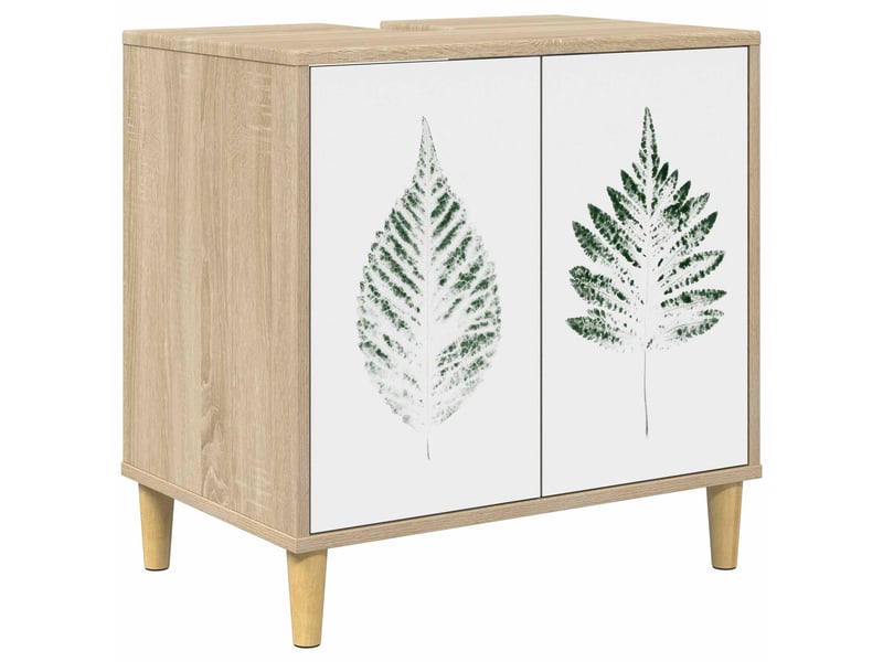  Armoire de salle de bain, meuble de rangement hanau sonoma 60x40x60 cm  - Conforama A