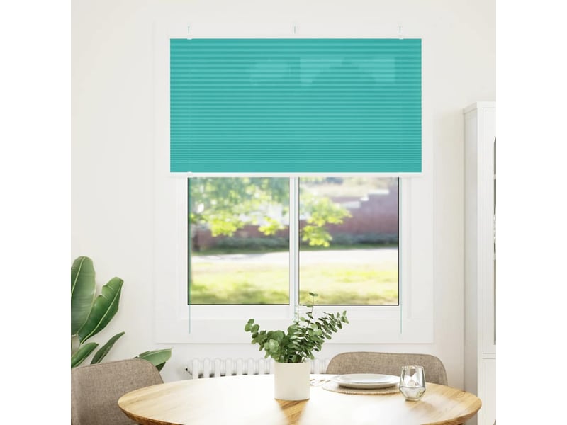  Store plissé, store de fenêtre vert pétrole 110x150cm largeur du tissu 109,4cm cf47076  - Conforama A