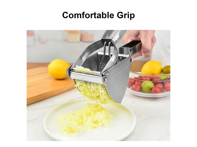  Presse-purée en acier inoxydable, presse-purée robuste pour aliments  - Conforama E