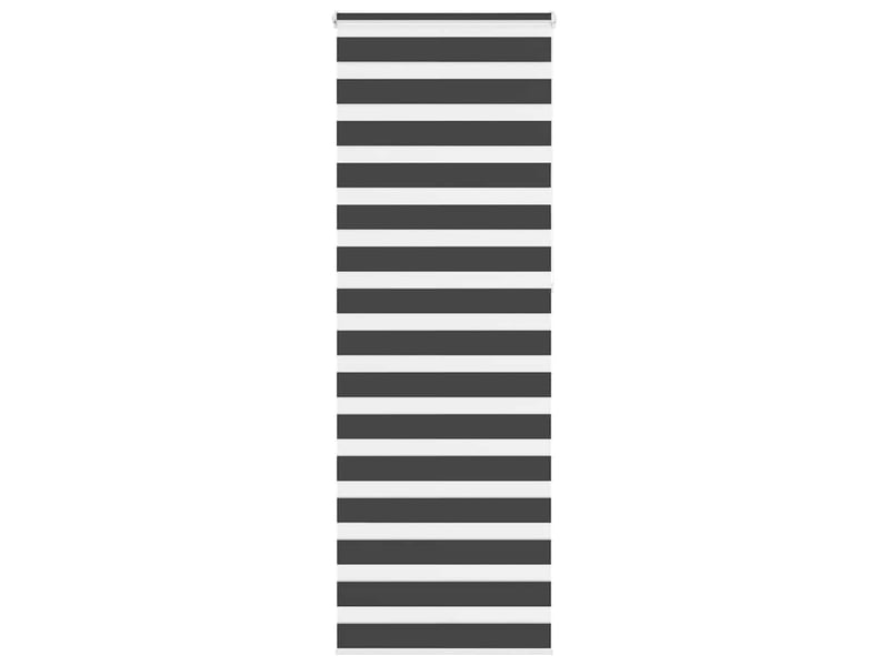  Store zèbre, store de fenêtre noir 85x230 cm largeur du tissu 80,9 cm polyester cf48944  - Conforama B