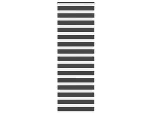 Store zèbre, store de fenêtre noir 85x230 cm largeur du tissu 80,9 cm polyester cf48944