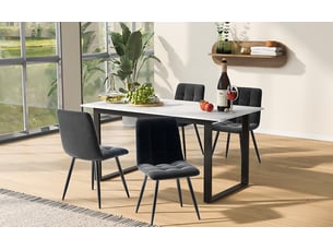 Ensemble table rectangulaire 4 chaise(s) <strong>REDOM</strong> <strong></strong>