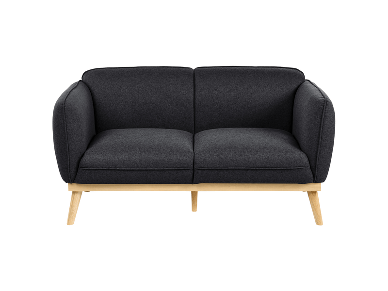 Canapé 2 places ljung tissu noir - Conforama A