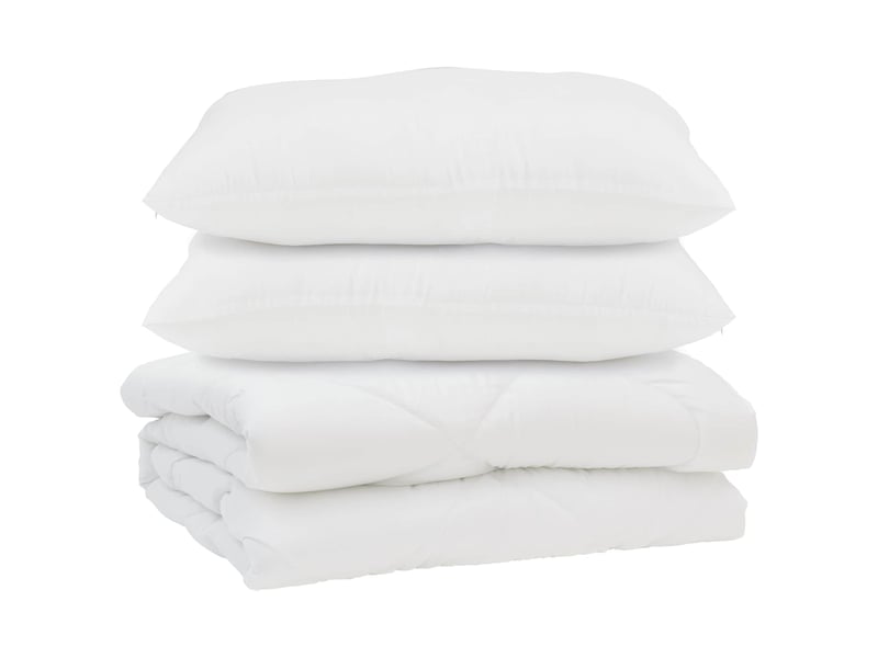 Couette avec oreiller 3 pièces - duvet blanc microfibre  - Conforama A