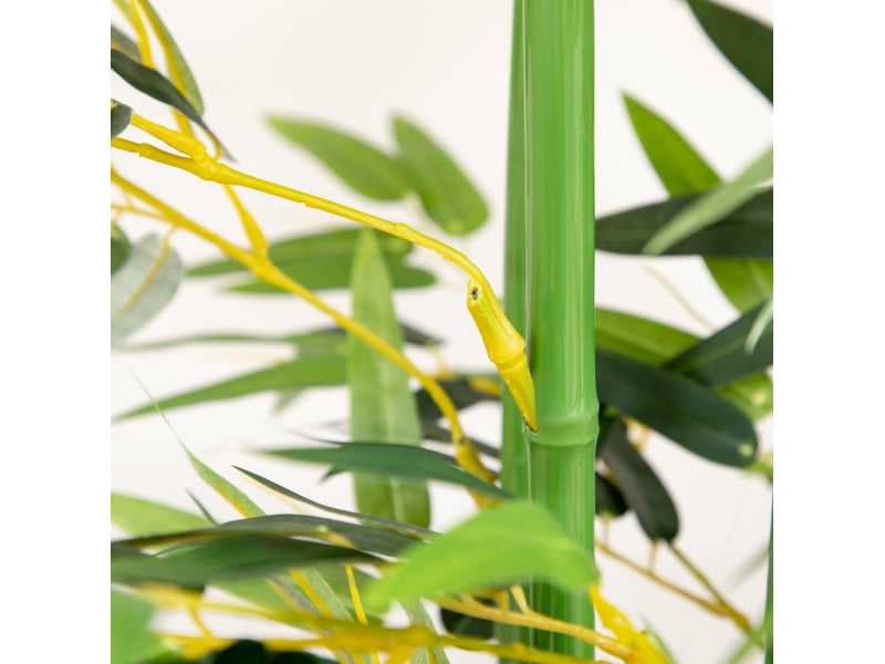  Bambou artificiel 35x35x180 cm en pot vert  - Conforama D