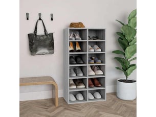 Meuble à chaussures 3 paire(s)  <strong></strong>  <strong></strong> coloris gris