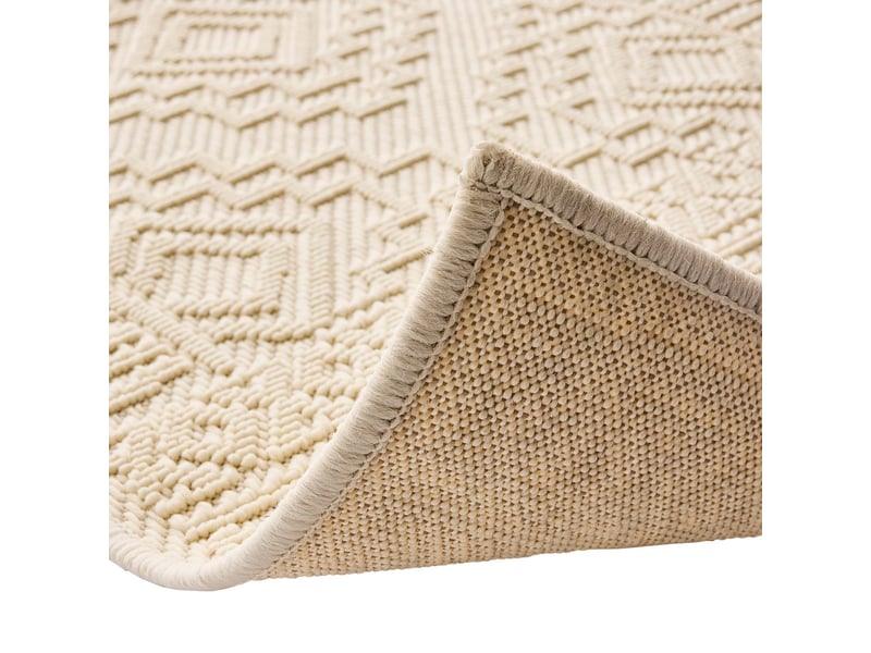 Tapis tissé relief canyon 160x230cm naturel  - Conforama C