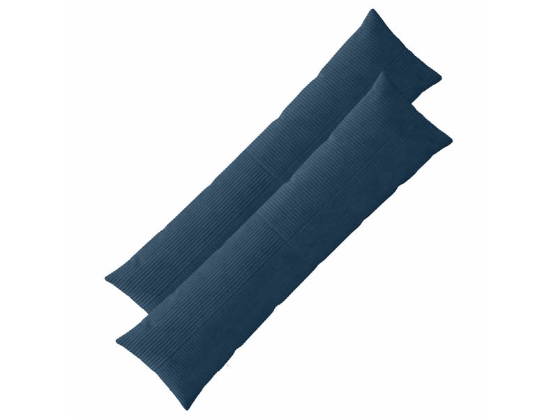  Lot de 2 housses de coussin almelo bleu marine 40 x 145 cm cf49391  - Conforama B