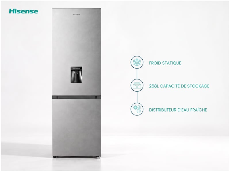 Réfrigérateur combiné (congél en bas) HISENSE RB343D4WDC - Conforama E