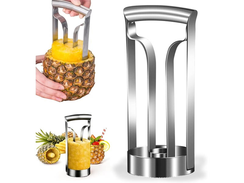 Éplucheur d'ananas en acier inoxydable pour couper l'ananas rapidement et enlever les noyaux, éplucheur pour ustensiles de cuisine CSTY-0010096TY - Conforama A